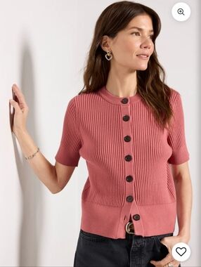 Varley Short Sleeve Cardigan
